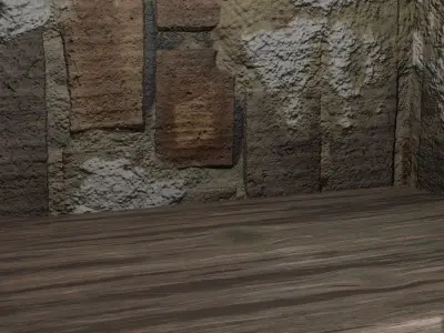 Rustic Cottage 3D Model with High-Quality Textures Free low-poly 3D model