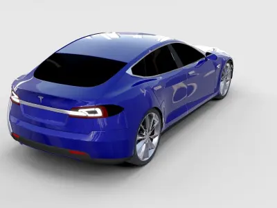Tesla Model S P85 rev 3D model