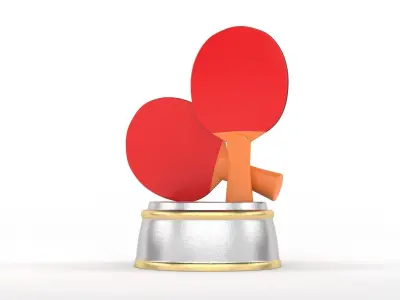 Ping Pong Trophy 3D model