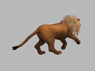 lion run loop 3D model