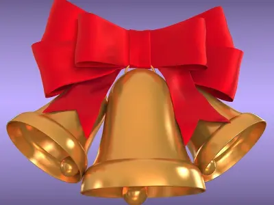 Christmas Holiday Bells 3D model