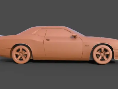 Dodge Challenger SRT8 3D print model