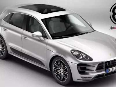 Porsche Macan Turbo 2015 3D model