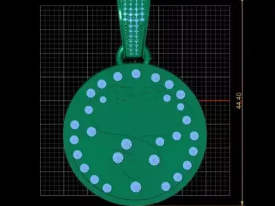 Infinity Star Pendant Luxury 3D Printable Model 3D print model