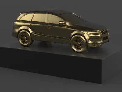 Car Trophy 3D model