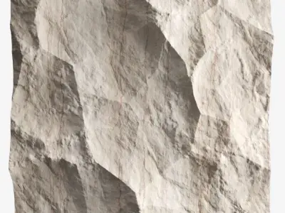 419-RockPanel piece of rock 3D model