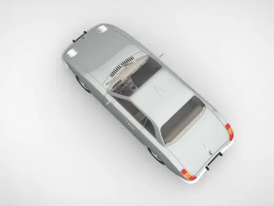 Vintage Coupe Car Design 3D model