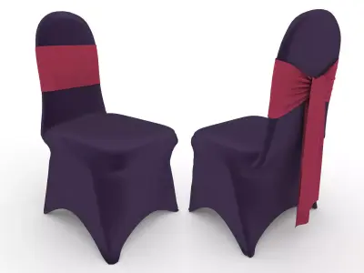 Banquet Chair 72 3D model