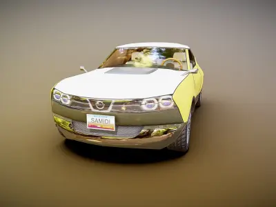 Nissan IDx Freeflow Low-poly 3D model