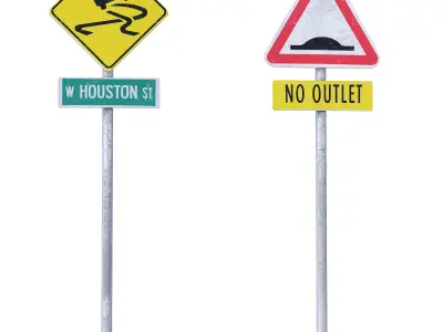Traffic Sign  3D model