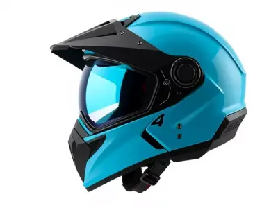 Azure Racing Helmet model pack Low-poly 3D model