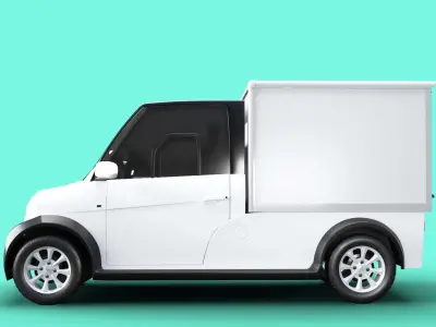 ARI-458 Box Electric Micro Truck 3D model