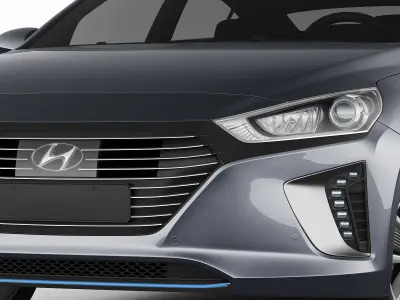 Hyundai Ioniq Hybrid 2017 3D model
