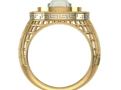 Ashok Stambh gants ring Ring 3D print model Free 3D print model