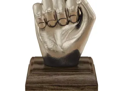 Kingston Hand Fist Decor Sculpture 3D model