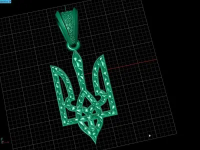 Ukrainian Trident  3D print model get