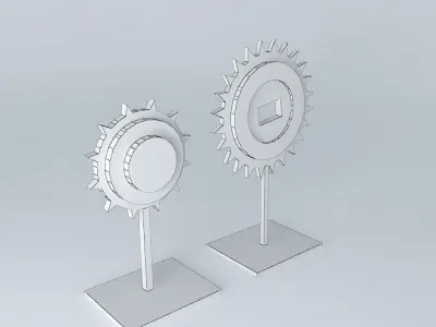 wooden ornament Free 3D model