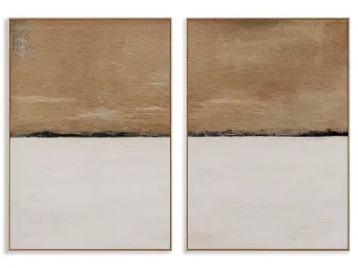 Abstract Painting Frame set 3D model 38