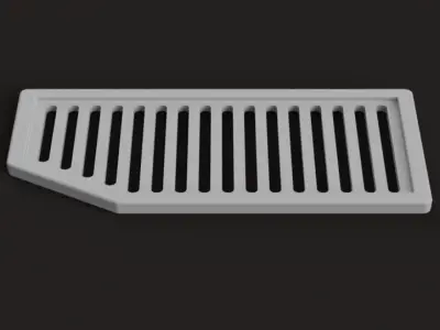 Galaxys Edge Window Grate Prop STL Inspired by Star Wars 3D print model