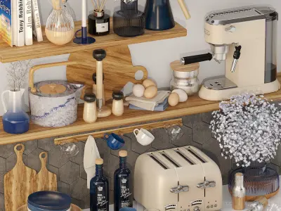 Kitchen Accessories-09 3D model