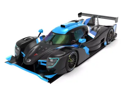 Ligier JSP325 LMP3 Low-poly 3D model