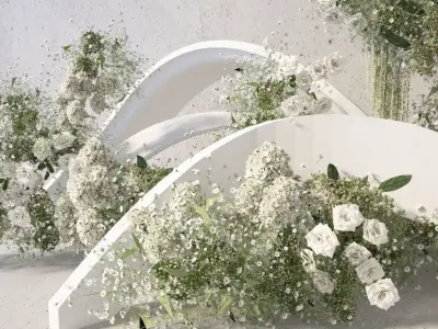 Floristry Fine art display 3D model