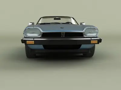 Jaguar XJ-S cabrio 3D model