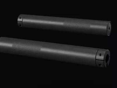 M4 Suppressor Gordon - Allen Engineering Low-poly 3D model