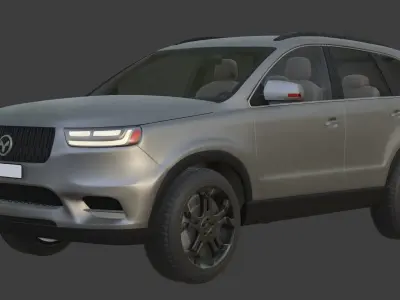 Generic Large Modern SUV Car -- Crossover -- Off-Road -- 4x4 3D model