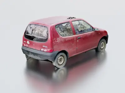 Fiat Seicento Scan 3D model