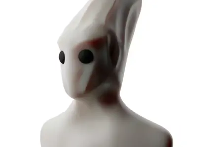 ALIEN head Free 3D model