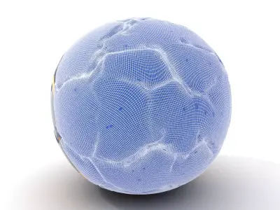 Starry Football model pack Low-poly 3D model
