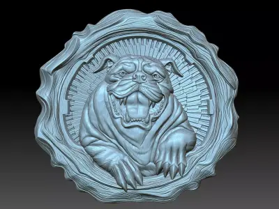 Good Bulldog 3D print model