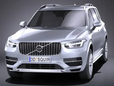 Volvo XC90 2015 VRAY 3D model