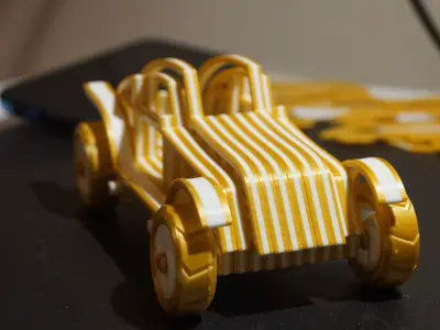 3d Printable Toy Car TC01 3D model