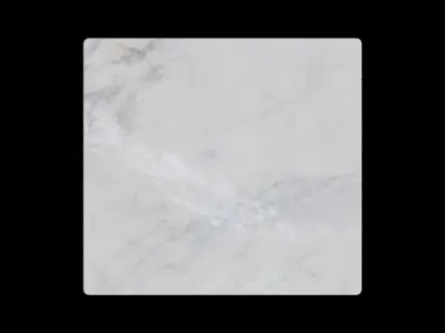 Walnut Finish With Faux Marble Top Solid Wood Leg Side Table 3D model