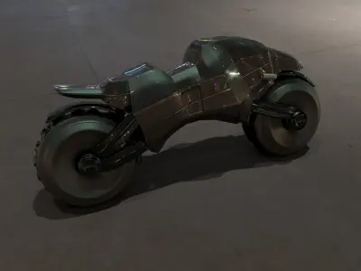 Panther X Scifi 3D Concept Bike 3D model