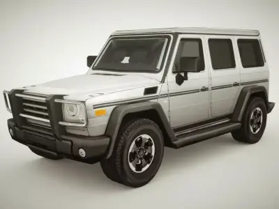 Generic SUV v5 Low-poly 3D model