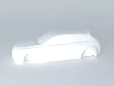 Hatchback Template Free 3D model