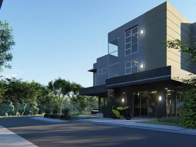 MODERN HOUSE 6 3D model