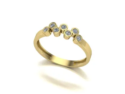 Women ring 3dm stl 3D print model  3D print model