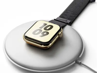 Apple Watch Series 9 Nike Sport Loop Black 3D model