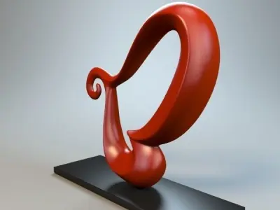 Abstract Figure m05 P 3D print model