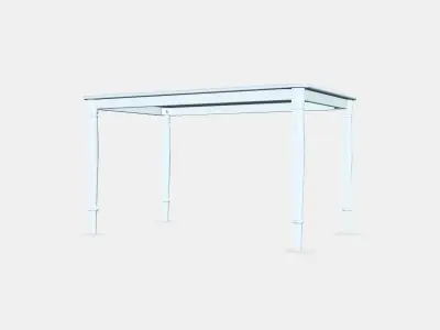 DANDERYD Dining table 2 3D model