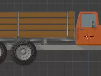 Farm Truck Free 3D model
