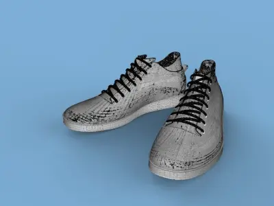 shoes wool 3D model