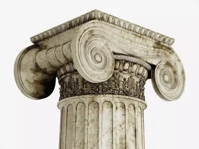 Column Greek Erechtheum 3D model