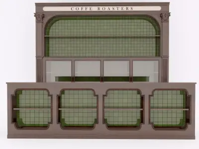 counter bar rostik 3D model