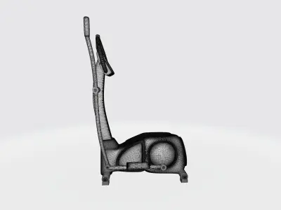 Exercise bike 3D print model