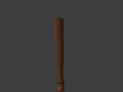 Stick baseball bat Free 3D model